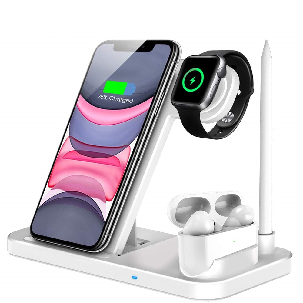 4 in 1 Fast Wireless Charger Stand