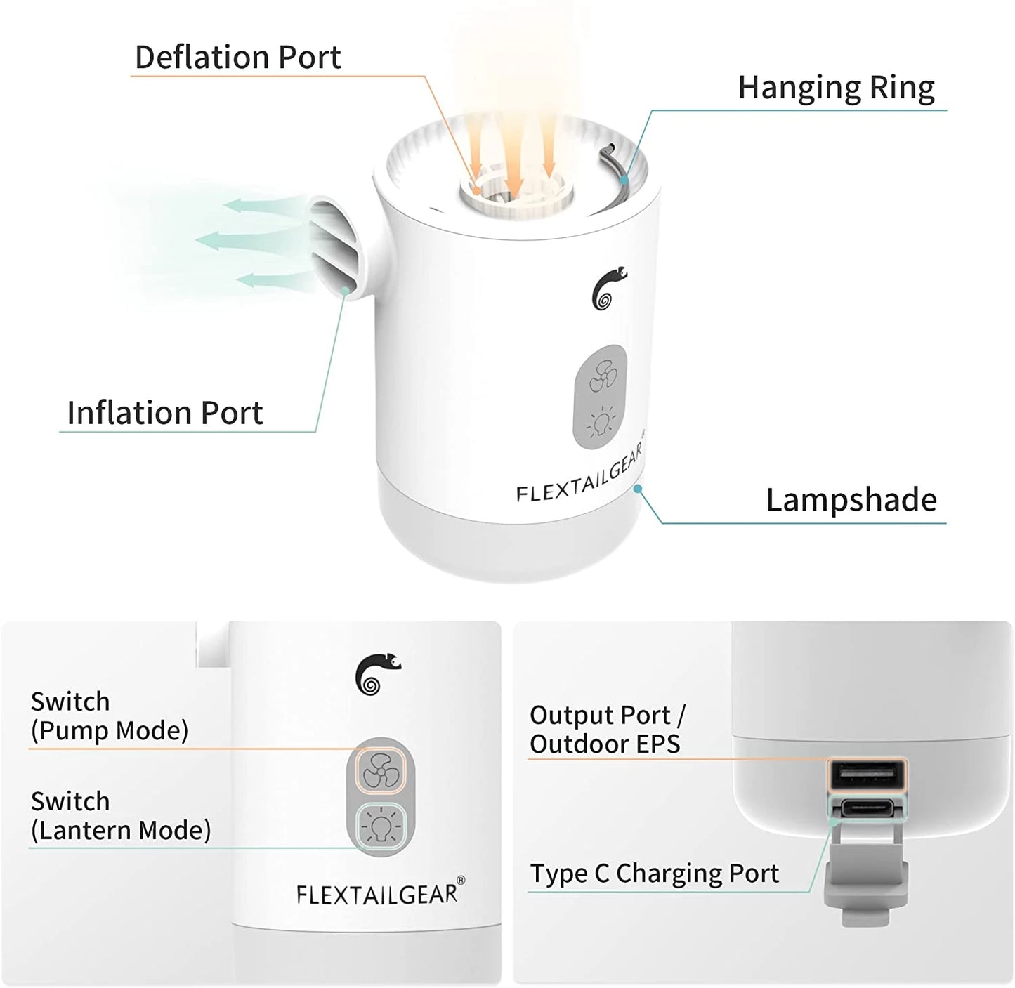 Multifunctional Portable Air Pump