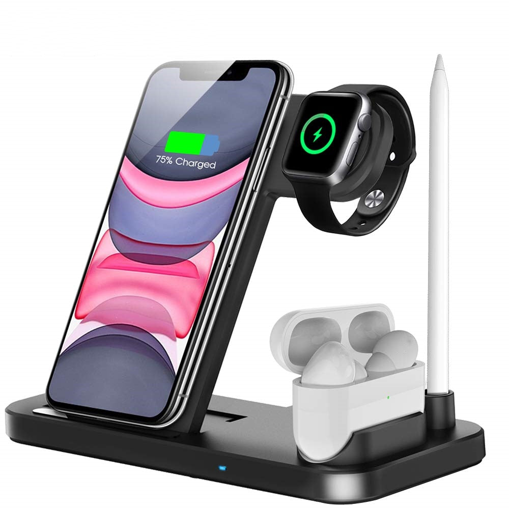 4 in 1 Fast Wireless Charger Stand