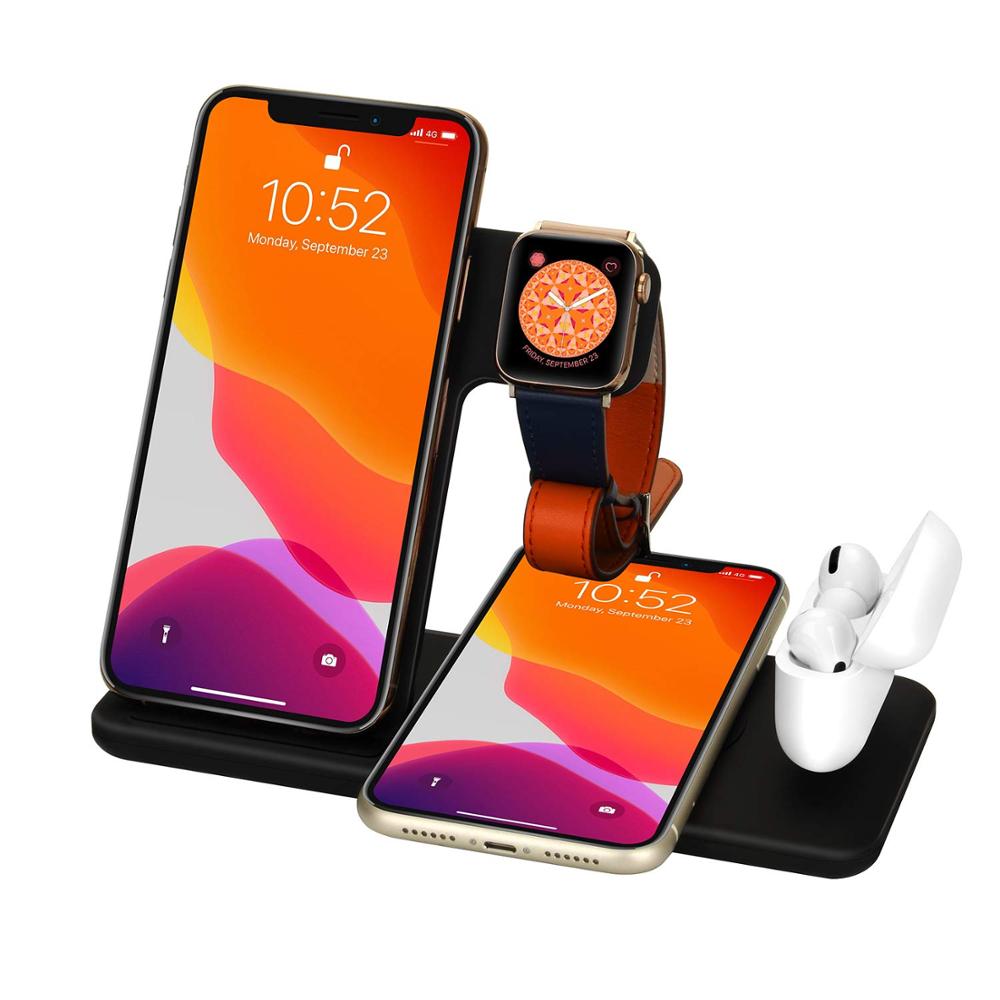 4 in 1 Fast Wireless Charger Stand